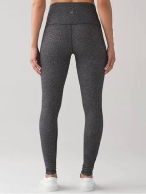 Lululemon Herringbone High-Rise Wunder Under Tights.